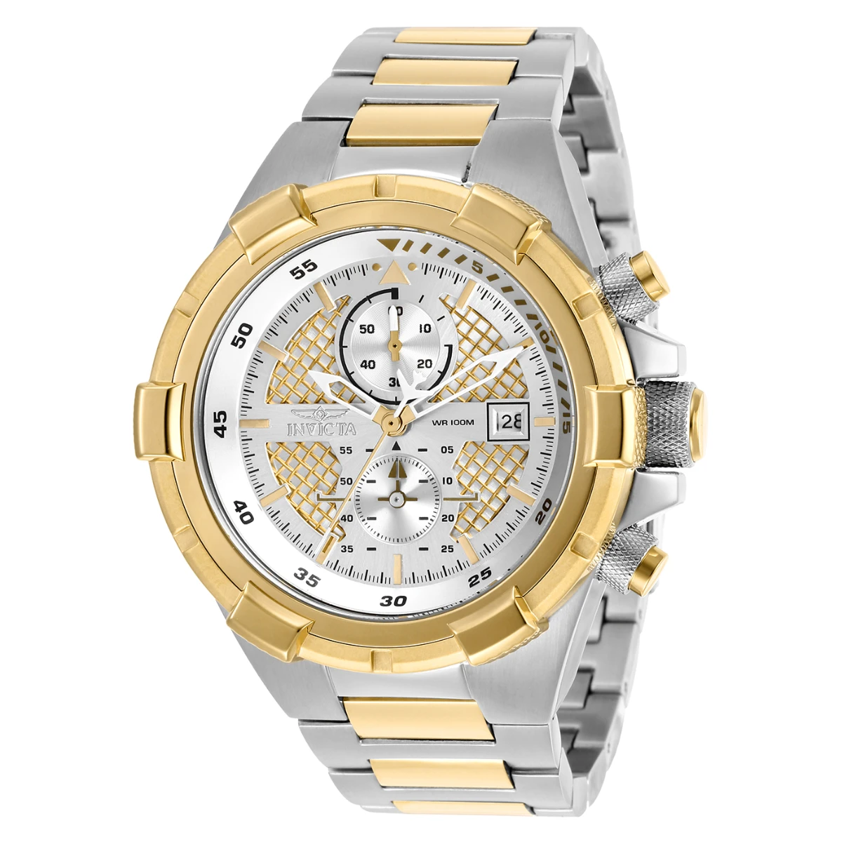 Invicta Aviator Men's Watch - 50.5mm. Steel. Gold